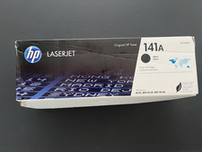 HP Genuine 141A Black Toner Cartridge W1410A Sealed Damaged Box
