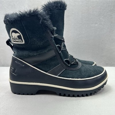 Sorel Black Fleece-Lined Winter Boots Sorel Kinetic Impact NXT WP waterproof fleece lined puffer  main image 3
