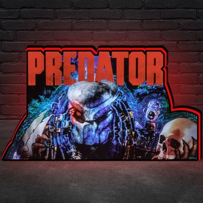 Predator 2025 Pinball Topper 3D Printed Led Lightbox Arcade Decor