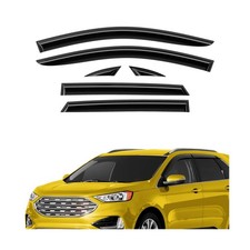Extra Durable Window Deflectors Tape-On Window Visors Rain Guards Fit for For...