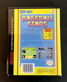 1989 Nintendo NES Baseball Stars Box (NO GAME)
