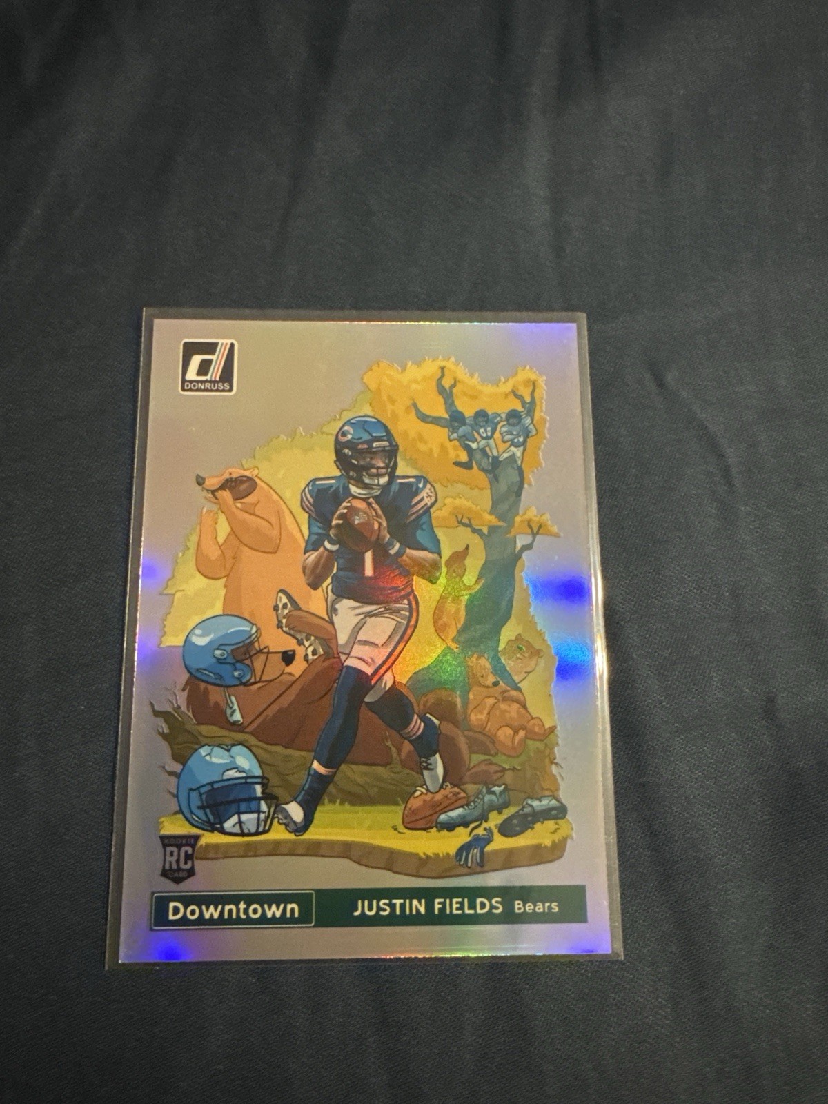 2021 Panini Donruss - Downtown! Justin Fields #DT-39 (RC)