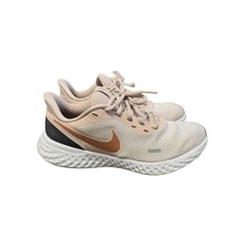 Nike Revolution 5 Women Running Shoes Pink Tan Copper Sz 8 BQ3207 600