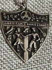 American Bandstand Dick Clark Medallion On Chain Silvertone — photo 1