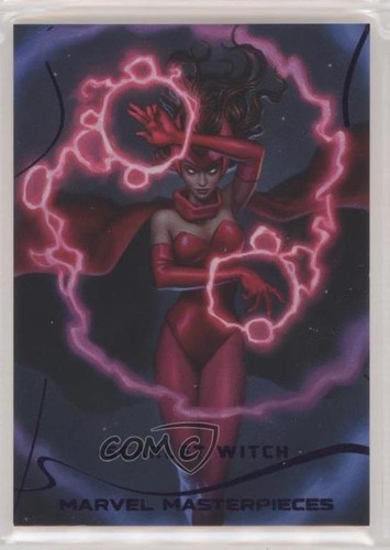 Scarlet Witch [Red Spectrum Foil] #76 Marvel 2022 Masterpieces card