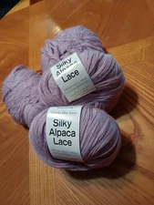CLASSIC ELITE YARNS - SILKY ALPACA LACE YARN 4pk. 2454 2 new 2 w/0tag EC