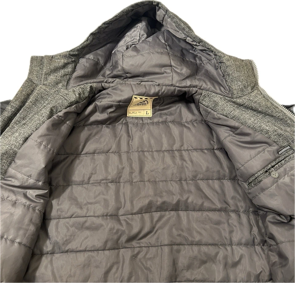 Chaqueta de esquí grande para hombre VANS abrigo de snowboard con capucha imitación cuero vintage Foto 2 de 4