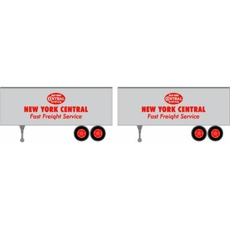 Remolques Athearn 92486 HO New York Central 25' #322, 367 | Condition: New