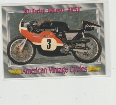 1993 Skybox/Champs American Vintage Cycles 1971 Harley-Davidson XR750 #73