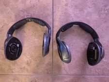 Lot of 2 Sennheiser HDR180 Digital Wireless Headphones ONLY NO TRANSMITTER