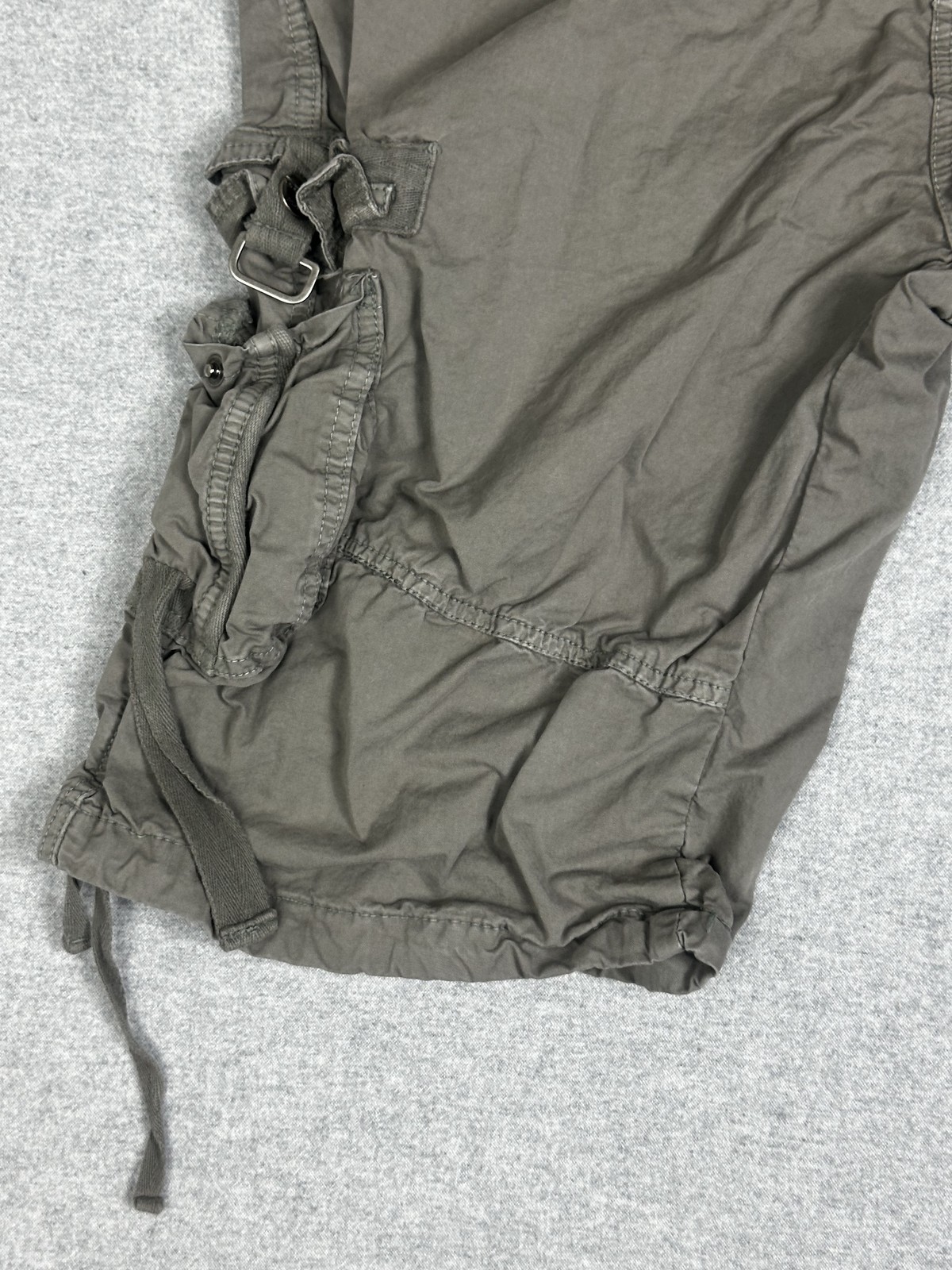 Galaxy by Harvic Cargo Shorts Mens 36 Utility Paratroup Buckle Strap Drawstring