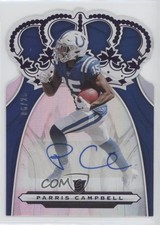 2019 Panini Chronicles Crown Royale Rookie Purple /25 Parris Campbell Auto 0c6