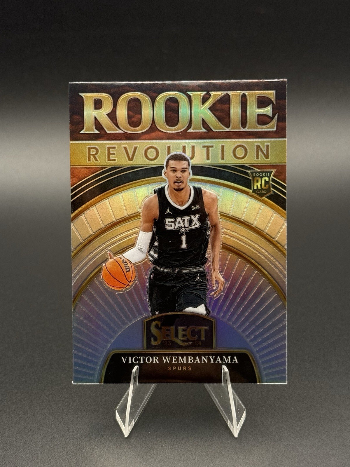 2023-24 Panini Select - Rookie Revolution Victor Wembanyama #9 Silver Prizm (RC)
