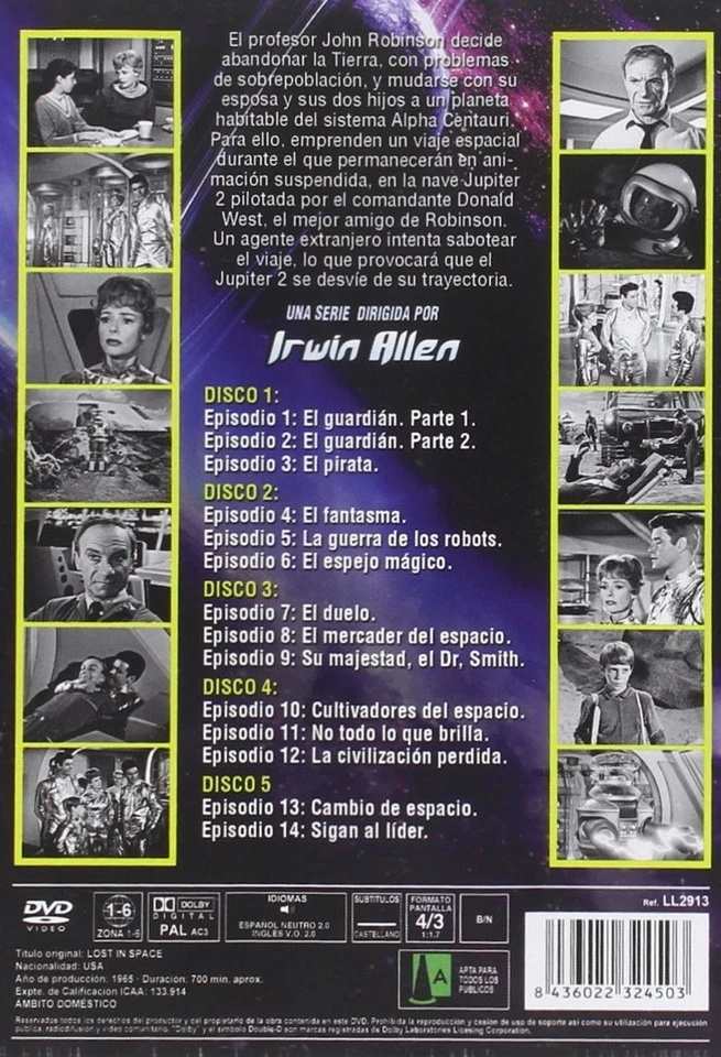PERDIDOS EN EL ESPACIO: TEMPORADA 1 PARTE 2 (DVD) - Imagen 2 de 3