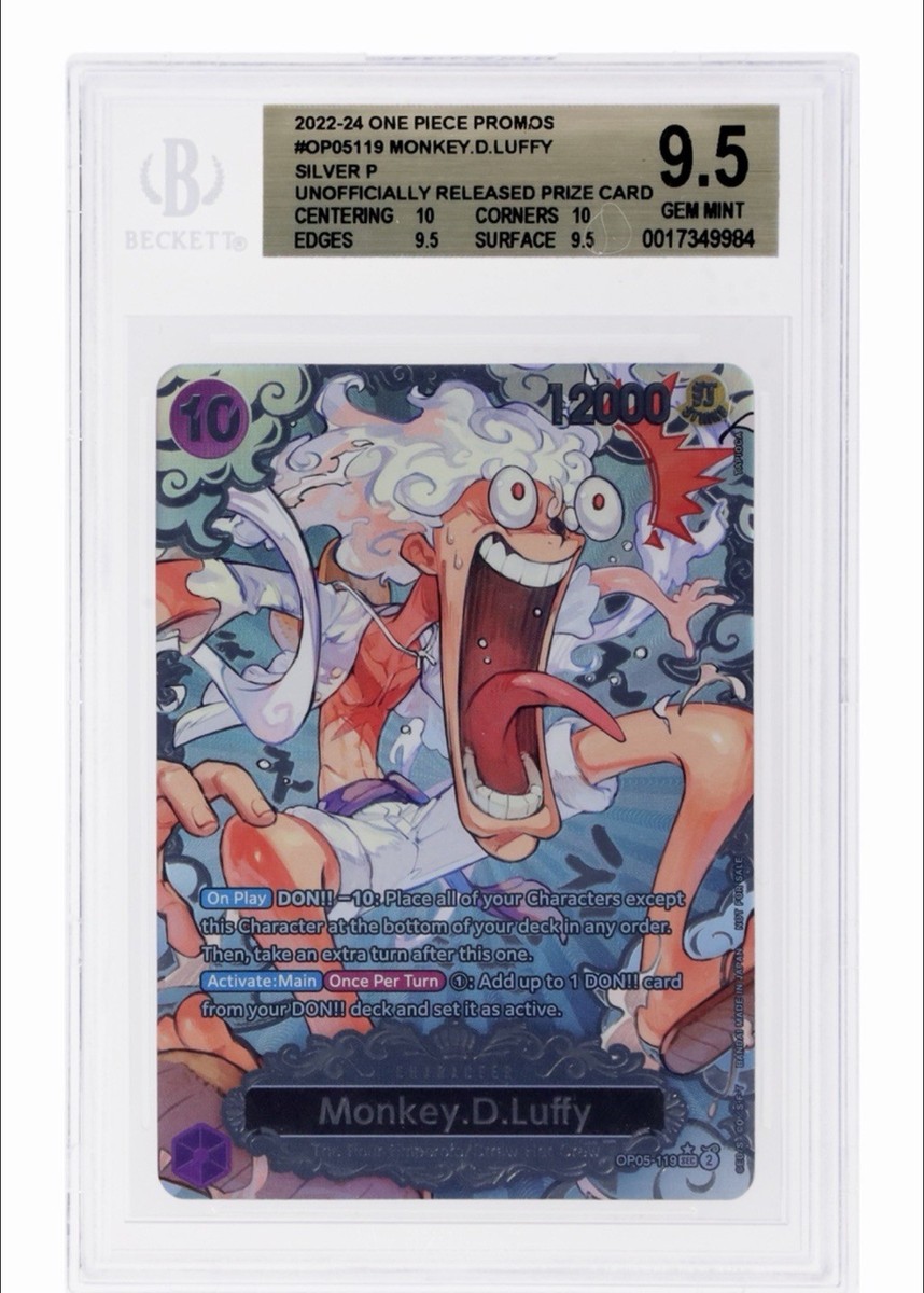 One Piece Card Monkey D. Luffy TCG 2023 World Championship Finals