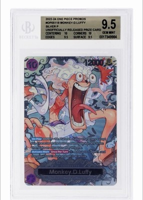One Piece Card Monkey D. Luffy TCG 2023 World Championship Finals