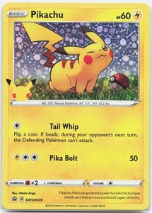 Pikachu SWSH039 General Mills 25th Anniversary Promo Holo