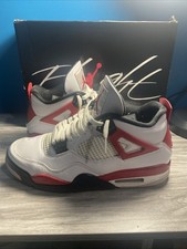 Air Jordan 4 Retro Red Cement in used condition UK size 9.5