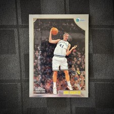 1998-99 Topps Chrome Dirk Nowitzki #154 Rookie Card. rookie card picture