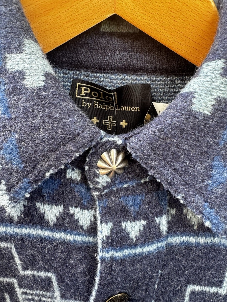 New Polo Ralph Lauren X Naomi Glasses Wool Jacket Southwestern