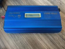 Voltworks 2000W Pure Sine Wave Power Inverter DC 12V to 120V AC