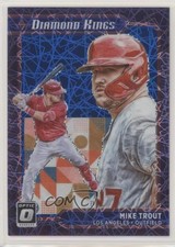 2021 Donruss Optic Diamond Kings Blue Velocity Prizm 31/99 Mike Trout #14 06ob