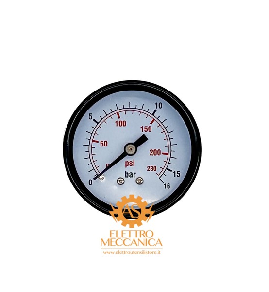 "Manometer Durchmesser 63 Mm 1/4 \" Hinten 0-16 Bar"-image