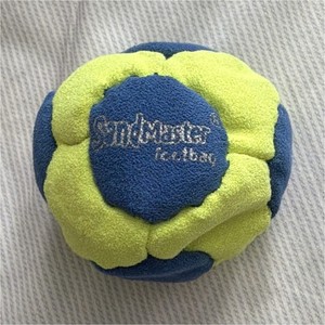 Sand master Footbag Hacky sack Blue/Yellow Ball BRAND NEW