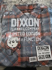 🔥🔥🔥Mens DIXXON FLANNEL INFERNO NWT SIZE X-LARGE XL 🔥🔥🔥🔥 Sold Out RARE