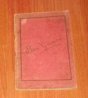 1920's THE BEN GRONOW STORY..SUPERB ITEM WITH EXCELLENT EARLY PHOTOGRAPHS