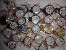 Lot of 25 Watch elgin vintage pocket Collectible Antique Brass Pocket Watch gift