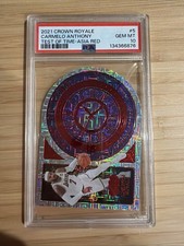 2021-22 Panini Crown Royale - Test of Time Carmelo Anthony #5 Asia Red PSA 10