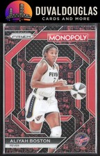 2024 Panini Prizm Monopoly WNBA #WNBA17 Aliyah Boston All-Star Red Classic Icons