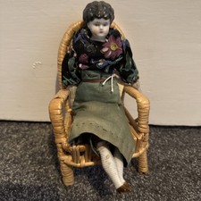 Antique Vintage China Head Doll 9 Inch Early 1900s Very Rare Collectable Doll