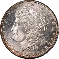 1881-S Morgan Silver Dollar PCGS MS65 Fantastic Luster Strong Strike