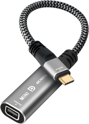 4K USB C to Mini DisplayPort Adapter, USB Type-C Male (Source) to Mini DP Fem...