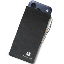 EMF Shield Sleeve for Cell Phone - EMF Protection Smartphone Pouch Black 
