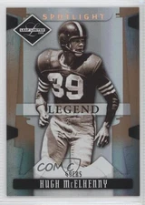 2008 Leaf Limited Legend Spotlight Bronze 60/125 Hugh McElhenny #138 HOF 07qw