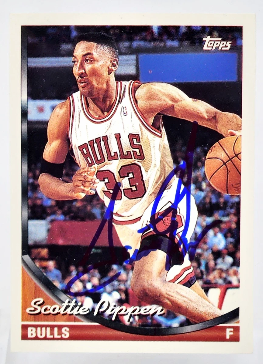 scottie pippen AUTO サイン ピッペン TOPPS 【公式通販】