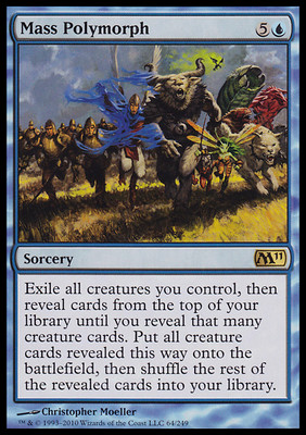 MTG MASS POLYMORPH - MASSENPOLYMORPHISMUS - M11 - MAGIC