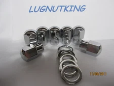20 CENTER LINE 1/2-20  LUG NUTS  5 LUG WARRIOR WHEELS /.55 SHANK CHROME WASHERS