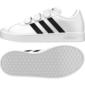 Scarpe da tennis bambino adidas VL COURT 2.0 K DB1837 con chiusura