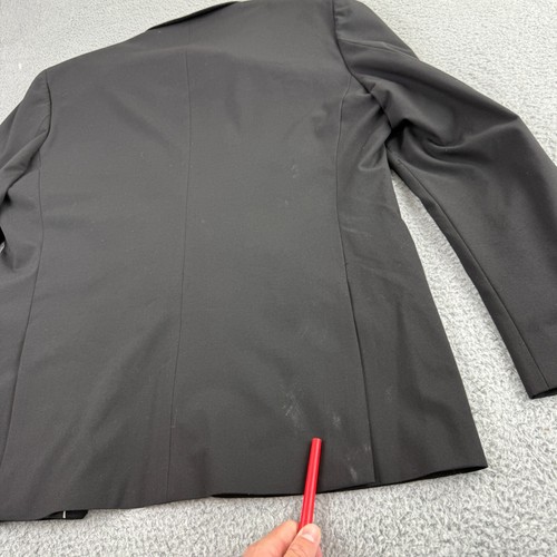 J Ferrar Tuxedo 3-Piece Suit Mens 44R Slim Jacket Sport Coat + Dress Pants 36x32 - Picture 12 of 24