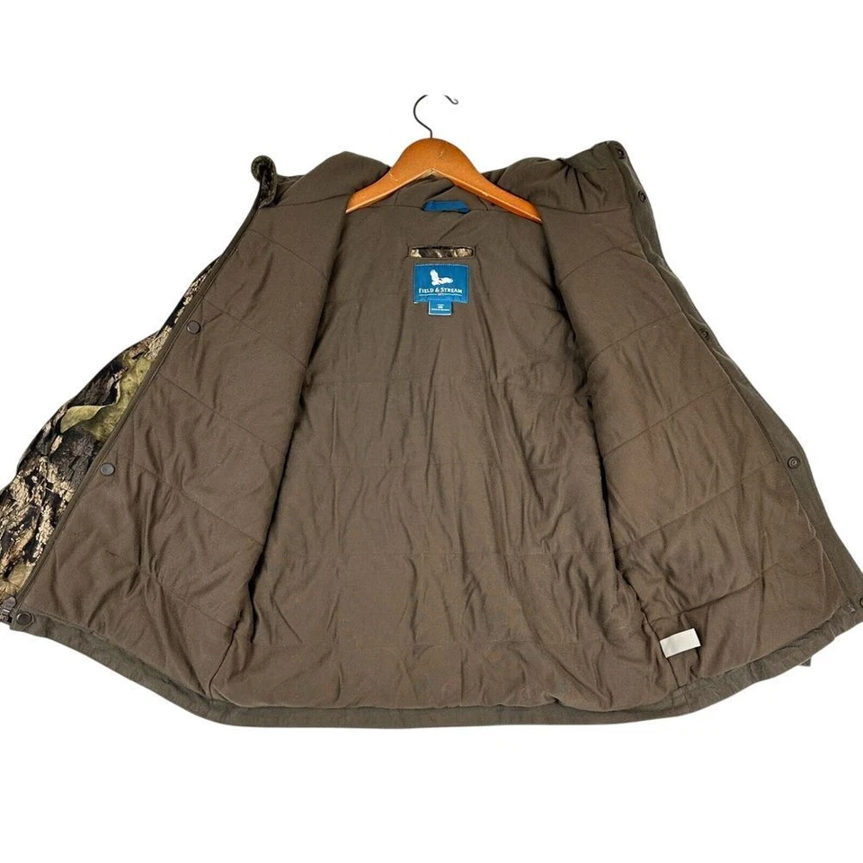 Field & Stream Realtree Camo Jacket Boys M HydraProof Ultra Insulated Hooded - Image 2 of 4