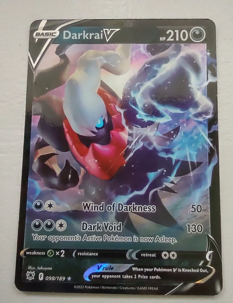 Pokemon Card Astral Radiance 98/189 098/189 Darkrai V Ultra Rare *MINT –  Brokenvase Games