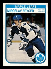 Miroslav Frycer 1982-83 O-Pee-Chee #321 Toronto Maple Leafs Ex-Mt