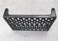 Air Brick Vent Cover Double, Black Aluminium Painted, Heavy Duty.