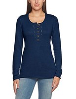 Pullover Henleypullover Damen Von Eddie Bauer - Navy Gr. Xs Neu