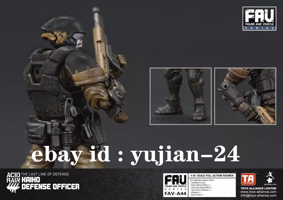 ACID RAIN 1:18 FAV-A44 Kaiho Defense Officer Action Figure --IN