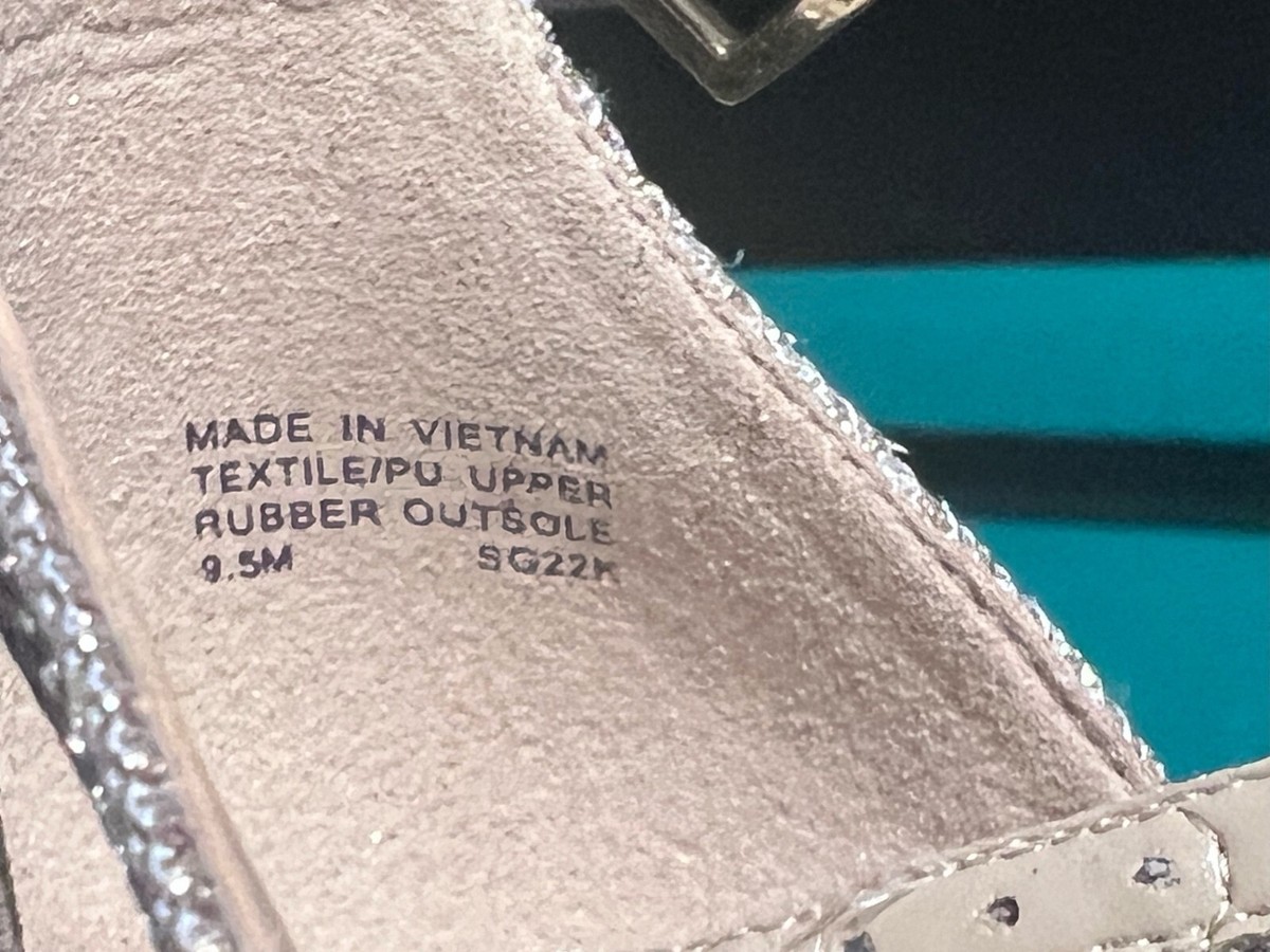 HTF Michael Kors Kinsley Glitter Chain-Mesh Sandal Gold 9.5M